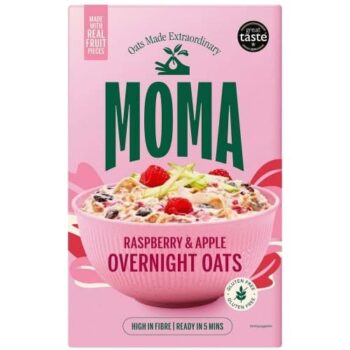 MOMA Raspberry & Apple Overnight Oats Gluten Free (400g)