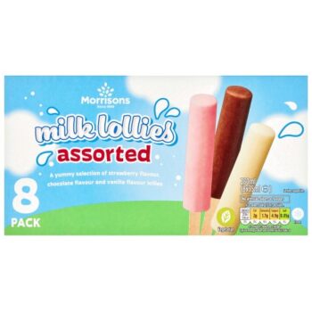 Morrisons Assorted Milk Ice Lollies