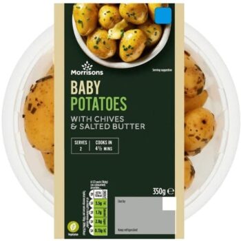 Morrisons Baby Potatoes With Chives & Salted Butter (350g)