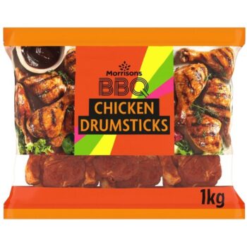 Morrisons BBQ Chicken Drumsticks (1kg)
