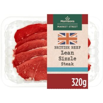 Morrisons British Beef Sizzle Steak