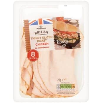 Morrisons British Thinly Sliced Roast Chicken