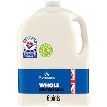 Morrisons British Whole Milk (6pt)
