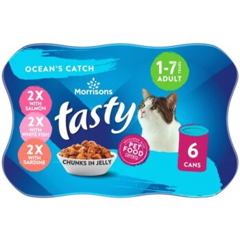 Morrisons Cat Food Fish Chunks In Jelly