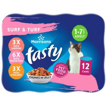 Morrisons Cat Food Fish & Meat Chunks In Jelly