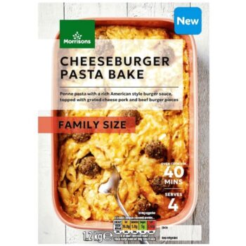 Morrisons Cheese Burger Pasta Bake Family Size (1.2kg)