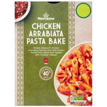 Morrisons Chicken Arrabiata & Tomato Pasta Bake