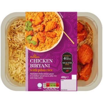 Morrisons Chicken Biryani With Pilau Rice