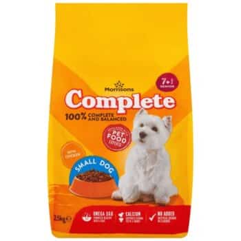 Morrisons Complete Senior Small Dog Complete Dry Food With Chicken