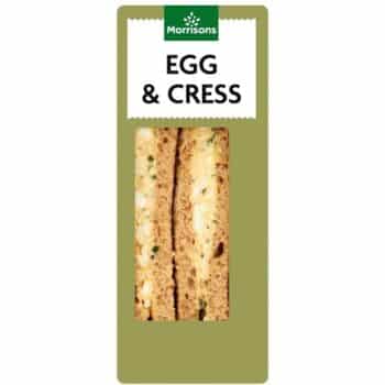 Morrisons Egg & Cress Sandwich