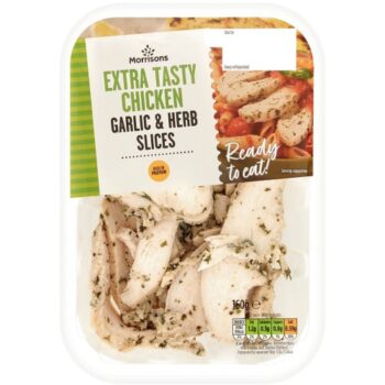 Morrisons Extra Tasty Chicken Slices With Garlic And Herb