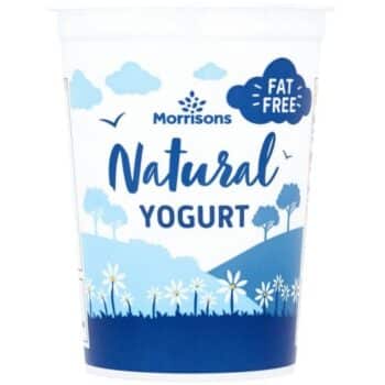 Morrisons Fat Free Natural Yogurt