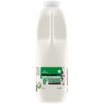 Morrisons For Farmers British Semi Skimmed Milk (2pts)