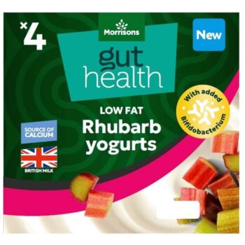 Morrisons Gut Health Rhubarb Yoghurt