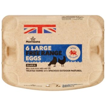 Morrisons Large Free Range Eggs (6)