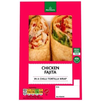 Morrisons Limited Edition Chicken Fajita Wrap