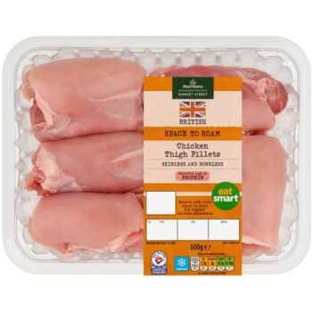 Morrisons Market Street British Boneless Chicken Thigh Fillets