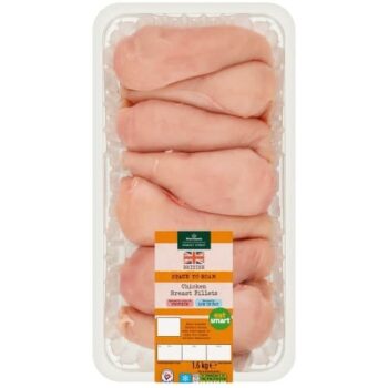 Morrisons Market Street British Chicken Breast Fillets (1.6kg)