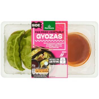 Morrisons Pan Fried Vegetable Gyoza With Chilli & Soy Dip (92g)