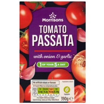 Morrisons Passata with Onion & Garlic (390g)