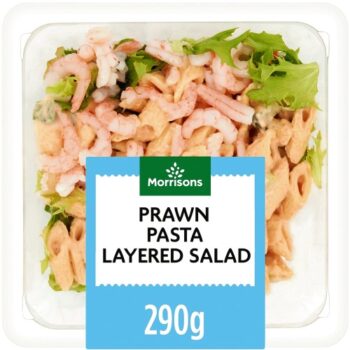 Morrisons Prawn Pasta Layered Salad