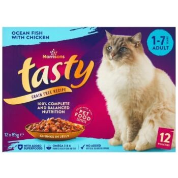 Morrisons Premium Adult Cat Pouch Oceanfish With Chicken In Jelly
