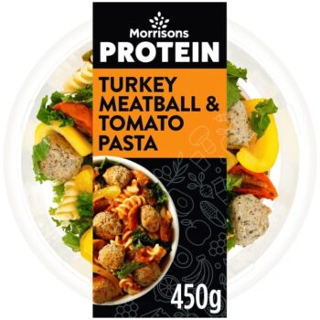 Morrisons Protein Turkey Meatball & Tomato Pasta