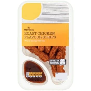 Morrisons Roast Chicken Flavour Strips & Smoky BBQ Dip