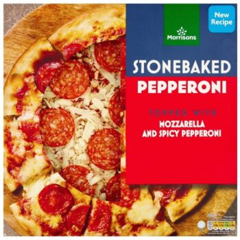 Morrisons Stonebaked Pepperoni Pizza (285g)