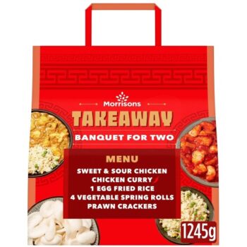Morrisons Takeaway Banquet For Two- Sweet & Sour Chicken & Chicken Curry