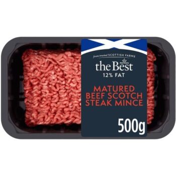Morrisons The Best 12% Fat Matured Scotch Minced Beef (500g)
