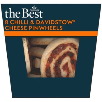 Morrisons The Best 8 Chilli & Davidstow Cheese Pinwheels