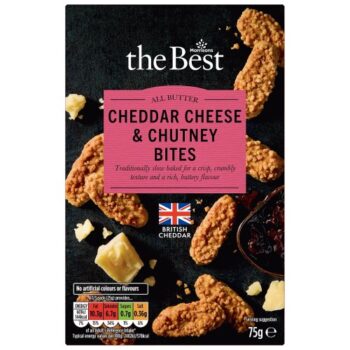 Morrisons The Best All Butter Cheddar Cheese & Chutney Bites (75g)