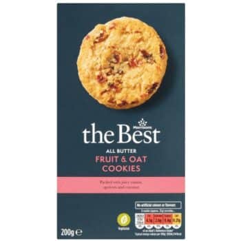 Morrisons The Best All Butter Fruit & Oat Cookies (200g)