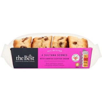 Morrisons The Best All Butter Sultana Scones (4)