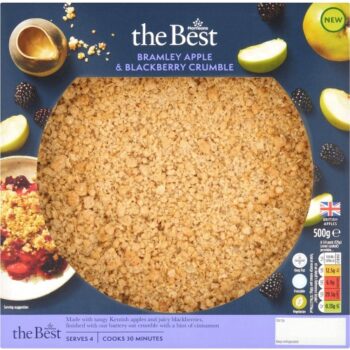 Morrisons The Best Apple & Blackberry Crumble