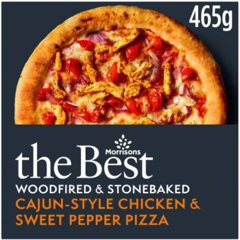 Morrisons The Best Cajun Style Chicken & Sweet Pepper Stonebaked Pizza