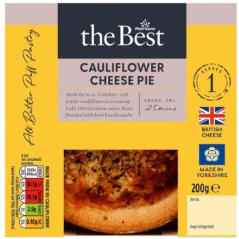 Morrisons The Best Cauliflower Cheese Pie (200g)