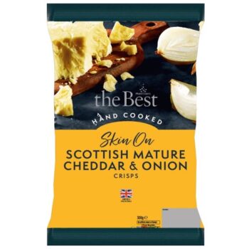Morrisons The Best Cheese And Onion Handcooked Crisps