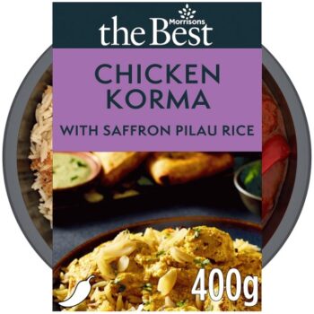 Morrisons The Best Chicken Korma & Rice
