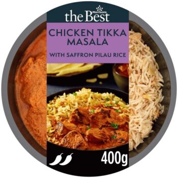 Morrisons The Best Chicken Tikka Masala with Saffron Pilau Rice