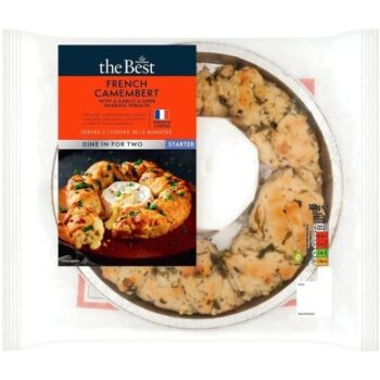 Morrisons The Best French Camembert With A Garlic & Herb Wreath (300g)