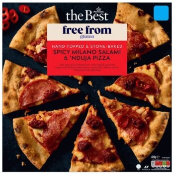 Morrisons The Best Gluten Free Spicy Italian Meats Pizza