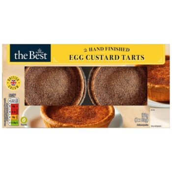 Morrisons The Best Hand Finished Egg Custard Tarts (2 x 69g, 138g)