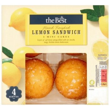 Morrisons The Best Mini Lemon Sponge Cakes
