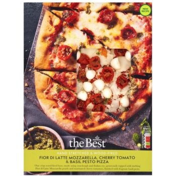 Morrisons The Best Mozzarella Cherry Tomato & Basil Pesto Pizza
