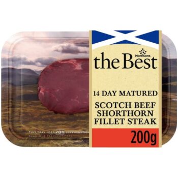 Morrisons The Best Scotch Beef Shorthorn Fillet Steak