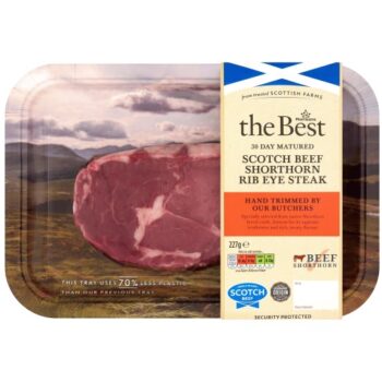 Morrisons The Best Scotch Beef Shorthorn Rib Eye Steak