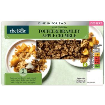 Morrisons The Best Toffee & Bramley Apple Crumble (250g)