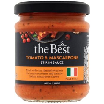 Morrisons The Best Tomato & Mascarpone Stir In Pasta Sauce (190g)